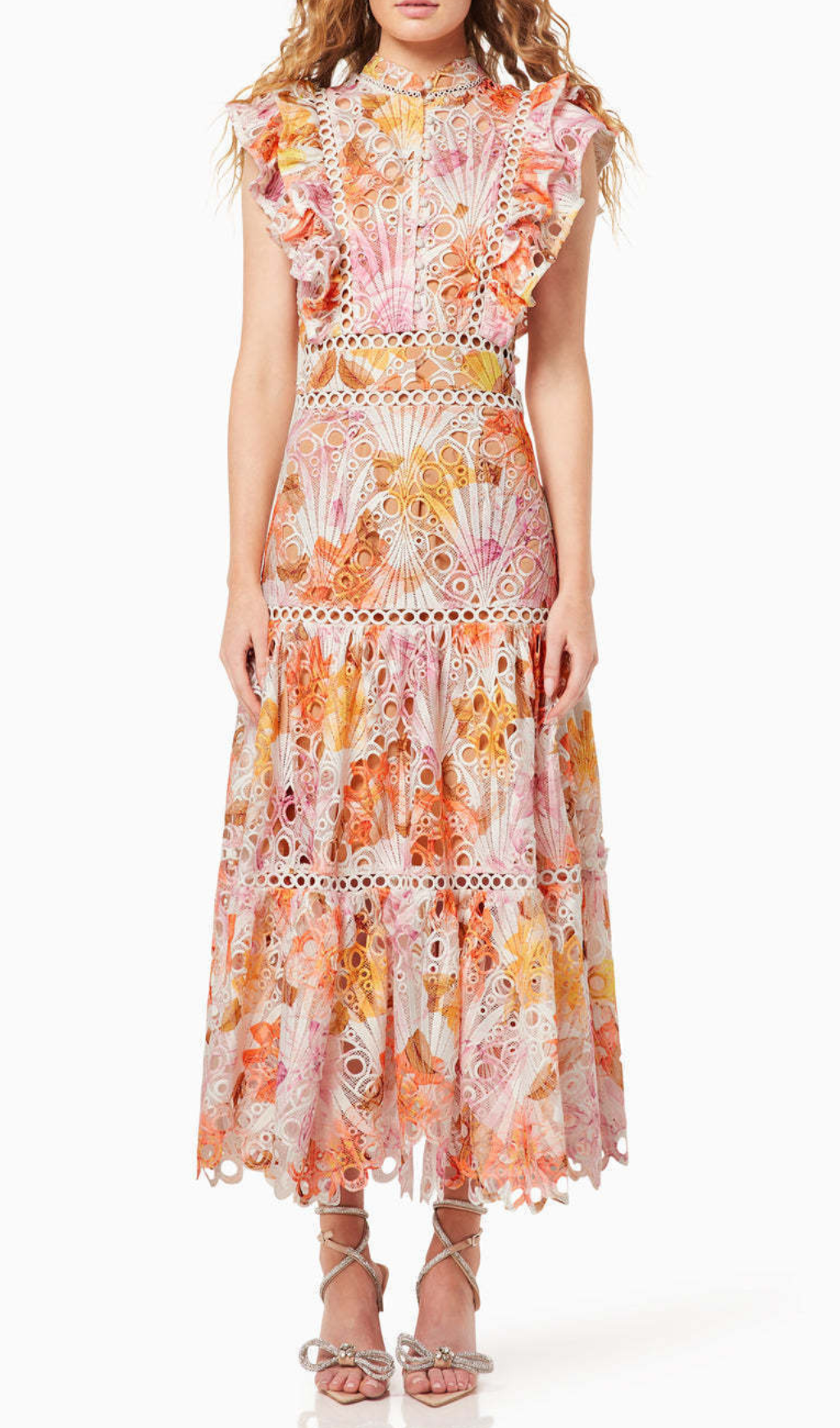 Amba Bohemian Midi Dress Flowering Girl