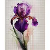 Iris Flower-11CT Stamped Cross Stitch 40*50cm