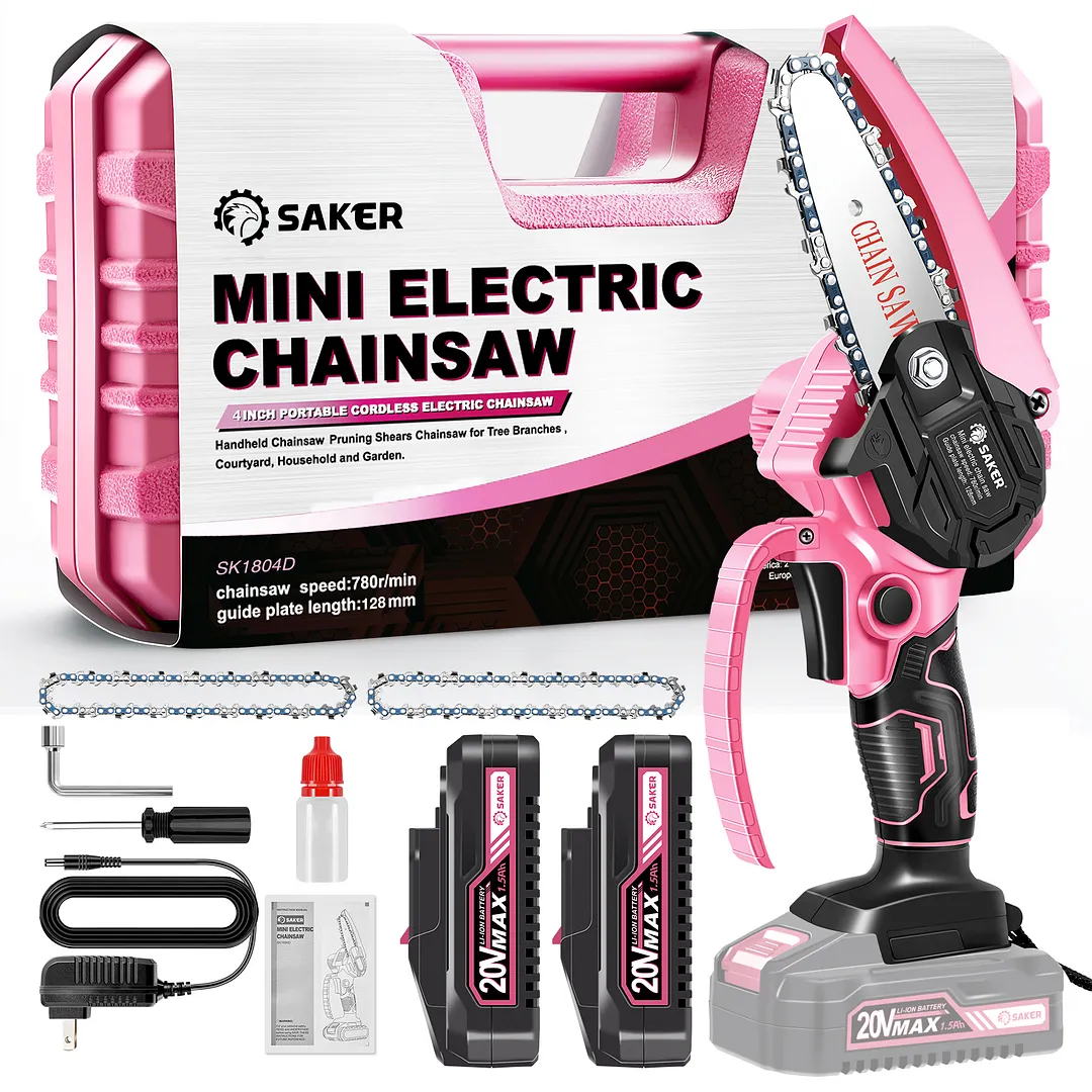 SAKER&reg; Mini Chainsaw 4 Inch