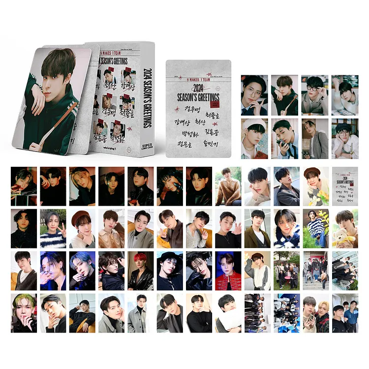 ATEEZ SEASON’S GREETINGS 2023 シーグリ トレカ ATEEZ 2023 Season's Greetings Official Photocard 2 Versions KPOP K