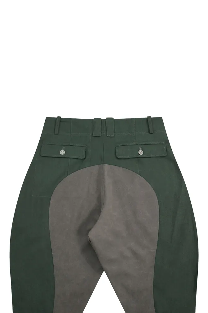   Wehrmacht M1944 HBT Reed Green Mounted Troops Riding Breeches German-Uniform
