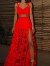 Gauze Crochet Two-Piece Suits