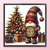 Christmas Tree Gnome-11CT Stamped Cross Stitch 40*40cm/15.75*15.75in