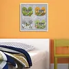 (Stamped/Counted) Four Seasons - 14CT 2 Strands Cross Stitch 33*33cm/12.99*12.99in(Brand)