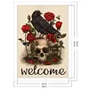 (Counted/Stamped) 11CT/14CT Crow And Skull-Cross Stitch 35*51cm/13.78*20.08in