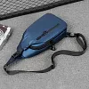 Sac bandouli&egrave;re imperm&eacute;able pour homme avec port de chargement USB