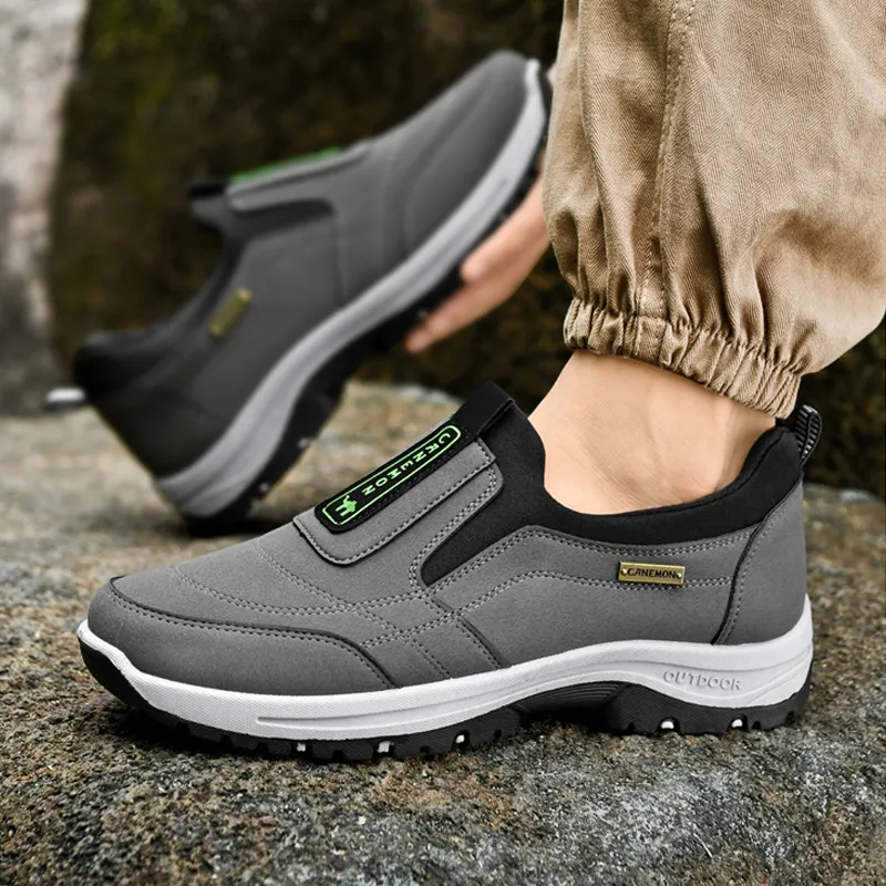 🔥Authenticity Guaranteed-Men's Comfortable Waterproof Breathable Orthopedic Walking Shoes Hiking Shoes