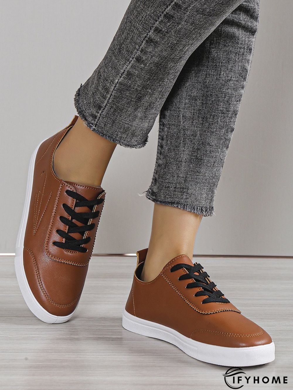 Women's Lace-up Front Flat Shoes | IFYHOME