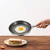 304 Stainless Steel Frying Pan With Handle Universal Steak Cooking Pot Non-Coated Single Sided Honeycomb Skillet Suitable for Fried Egg Steak