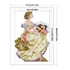 (Multi Style)Queen Of Seasons-Full Embroidery 2 Strands 14CT Stamped Cross Stitch-41*59CM
