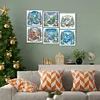(US Local)6pack Xmas Car-Special Shaped Diamond Painting Kit(30x30cm)