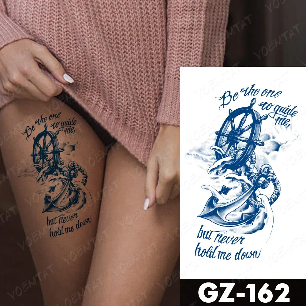 Sdrawing Lasting Ink Tattoos Body Art Waterproof Temporary Tattoo Sticker Line Dragon Tiger Totem Tatoo Arm Fake Fox Whale Tatto