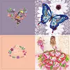 12pcs DIY Diamond Painting Greeting Cards Birthday Thanks Embroidery Postcard