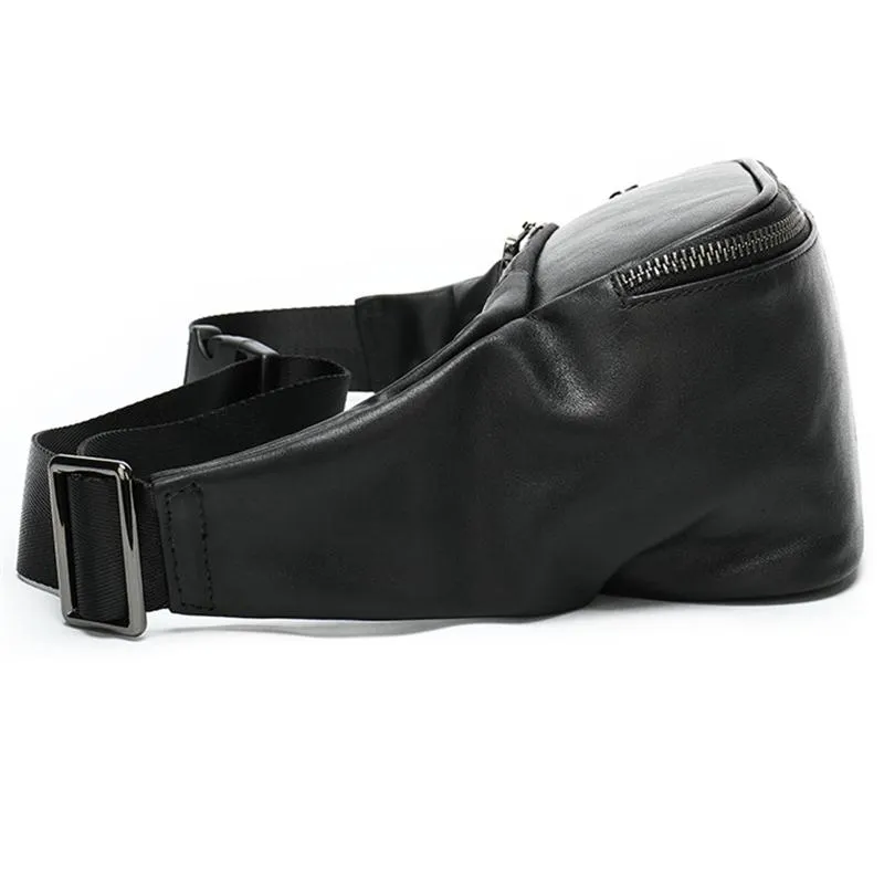High Quality Chest Bag Multifunctional Retro Leather Waist Bag Crossbody Bag For Men