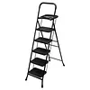 [US Local Warehouse] 5 Step Ladder w/ Wide Anti-Slip Pedal Support 330lbs Folding Step Stool for Home