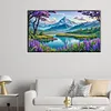 Diamond Painting-DIY Full Round Drill Mountain Peak(70*40 CM)