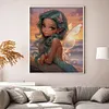 >SALE<Full Embroidery Eco-cotton Thread 11CT Counted Elf Girl Cross Stitch 40x50cm