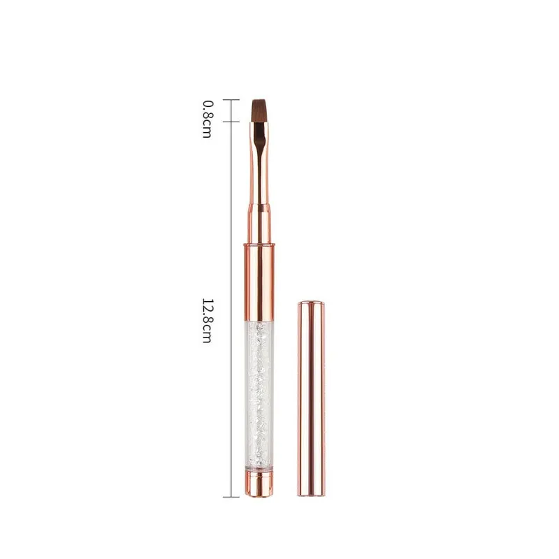 Acrylic 3D Nail Art UV Gel Drawing Painting Brush Sculpting Builder Nails Liner Tips Manicure Tool-Nail Inspo