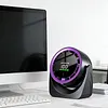 Desk Fan 100-Speed Digital Display Turbo Table Fan with Rechargeable Battery Wall-Mouted Design for Bedroom Home Office Travel
