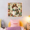 Xmas Snowman-11CT Stamped Cross Stitch 40*40cm