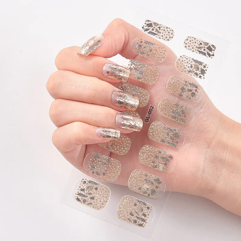 Three Sorts 0f Nail Stickers Nail Wraps DIY Full Cover Nail Stickers Novidades Designer Nail Decals Nails Sticker Designer