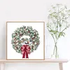 (Stamped/Counted) Christmas Wreath - 11CT/14CT Cross Stitch 40*40cm/15.75*15.75in