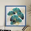 Ginkgo Leaf  - 9CT Partial Beaded Cross Stitch Kit(45x45cm)