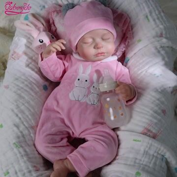 Babeside Sleeping Reborn Baby Lucy 12" Little Infant Girl Emotional Memory Connection