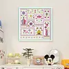 (Counted/Stamped) Bees In The Garden-14CT Cross Stitch 33*33cm/12.99*12.99in