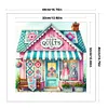 Sewing House-14CT Stamped Cross Stitch 40*40cm/15.75*15.75in