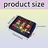(US Local)DIY Diamond Art Diamond Dot Card Pack 5D Diamond Painting Coin Pouch Gift (Elk)