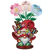 2026&2027 DIY Double Sided Drills Calendar Craft Art Kit Wooden Diamond Painting Calendar Set