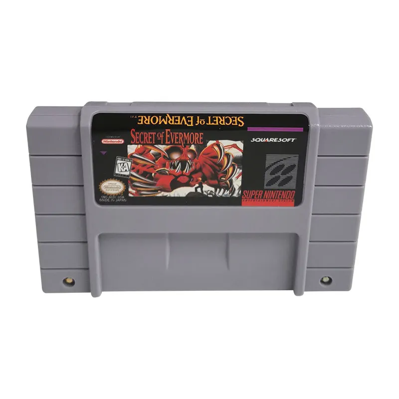 Secret of Evermore SNES For Super Nintendo Entertainment System - 16 Bit US Version Game Cartridge
