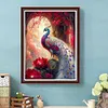(US Local)Peacock-Full Round Diamond Painting
