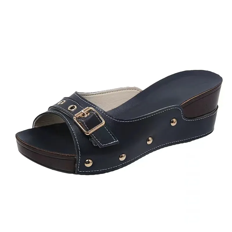 Women Sandals 2022 Fashion Wedges Shoes For Women Slippers Summer Shoes With Heels Sandals Flip Flops Women Beach Casual Shoes