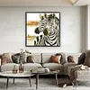 Zebra - 9CT Partial Beaded Cross Stitch Kit(62x62cm)