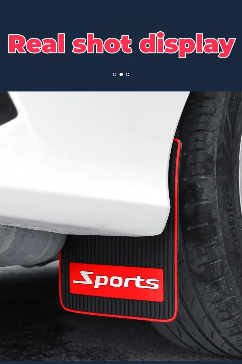 Car fender modified plastic splash-proof fender（2PCS）