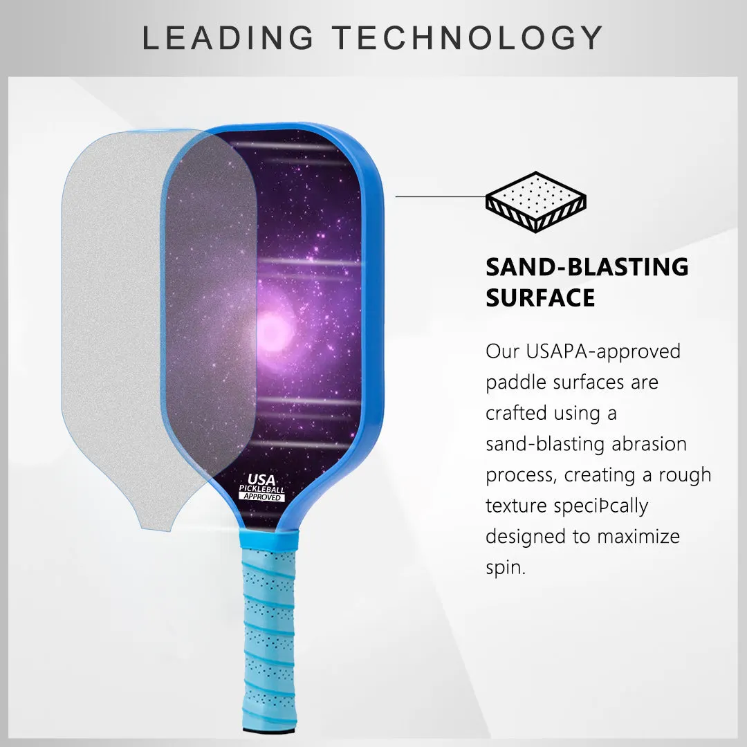 Original Paddle (16mm) T700 Sandblasted Carbon Fiber-Stellar Smash Paddle