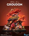 Land Series Groudon Family - Pokemon Resin Statue - PCHouse Studios