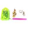 5pcs DIY Full Drill Diamond Paintng Special-shaped Musical Notes Key Chains