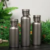 500/600/750ml Titanium Water Bottle with Lid Sports Kettle for Outdoor Picnic