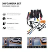 Optional Car 360&deg; Panaramic cameras Sony HD 1080P UHD Bird View Camera and 360 Camera chip for Android Radio Multimedia Player
