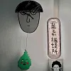 Internet celebrity pot-covered head leader Kageyama Shigeo Psychic 100% fan wall clock super swing personality clock wall decoration