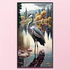 (US Local)Crane-11CT Stamped Cross Stitch Kit(40x70cm)