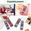4Pcs Diamond Painting Skull Rose Bookmark for Reading Enthusiasts