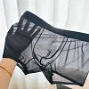 Ice Silk Seamless Ultra-thin Transparent Boxer Briefs