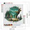 Forest Deer-Full Round Diamond Painting