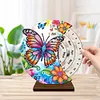 DIY Special Shape Flowers Butterfly Diamond Painting Spinning Calendar Kit