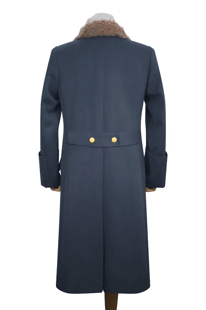  Luftwaffe German General Fur Collar Gabardine Greatcoat German-Uniform
