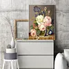 Flowers - 11CT Stamped 3 Strands Cross Stitch 50*40cm/19.69*15.75in